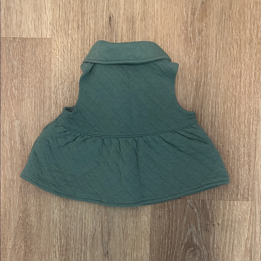Carter's Baby Quilted Green Vest - Picture 3 of 4